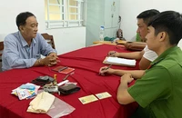 Bị can Nguyễn Thanh Bình trốn khỏi Trại giam Xuân Lộc 26 năm bị các trinh sát bắt giữ. 