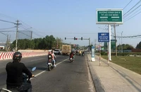 Tuyến vành đai 4 đoạn kết nối qua thị xã Bến Cát, tỉnh Bình Dương.