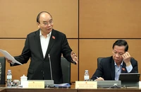 Chủ tịch nước Nguyễn Xuân Phúc: “Cần phải chọn phương án tăng trưởng cao để tạo vị thế cho Việt Nam khi hội nhập quốc tế…”.