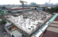 Dự án của Công ty Gotec Land đã xây dựng xong móng, hầm, tầng 1, đủ điều kiện mở bán nhưng chưa được cấp phép vì chờ rà soát.