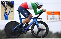 Mẫu xe đua cá nhân tính giờ do hãng Pinarello sản xuất, mô phỏng theo vây cá voi lưng gù giúp tay đua Filippo Ganna phá hai kỷ lục thế giới chỉ trong vòng sáu ngày. 