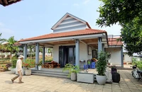 Một công trình xây trên đất chưa được cấp giấy chứng nhận.