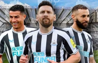 Báo Anh phân tích khả năng ba siêu tiền đạo Ronaldo, Messi, Benzema có thể khoác áo Newcastle.