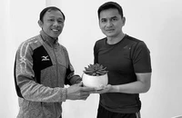 Dương Minh Ninh và Kiatisak đã 20 năm gắn bó với nhau từ khi còn là cầu thủ đến lúc sát cánh trong ban huấn luyện HA Gia Lai.