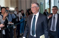 Người sáng lập Microsoft - tỉ phú Bill Gates đến trụ sở Quốc hội Mỹ tham dự “Diễn đàn chuyên sâu AI” ngày 13-9.