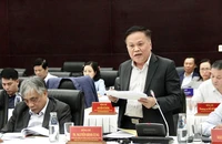 TS Nguyễn Đình Cung, nguyên Viện trưởng Viện Nghiên cứu quản lý kinh tế Trung ương, phát biểu tại hội thảo.