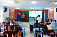 Phiên tòa giả định với mục đích tuyên truyền, phổ biến kiến thức pháp luật cho các học sinh và người dân.