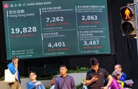 Chỉ số Hang Seng của Hong Kong giảm mạnh vào ngày 7-4.