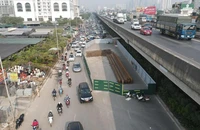 Lô cốt giao thông đường Nguyễn Xiển