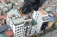 Người gây ra vụ cháy nhà 7 tầng ở quận Thanh Xuân bị phạt 12,5 triệu đồng