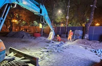 Hà Nội thí điểm lát đá tự nhiên ở Hồ Thiền Quang 