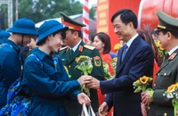 Bí thư, Chủ tịch Hà Nội động viên hơn 4.700 tân binh lên đường nhập ngũ
