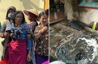Vụ đốt nhà mẹ vì mâu thuẫn chia đất: 2 người con gái đã tử vong