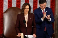 Bà Harris chủ trì phiên họp quốc hội chứng nhận chiến thắng của ông Trump