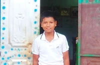 1 học sinh lớp 6 dũng cảm cứu 2 em nhỏ đuối nước
