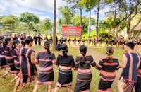 Trải nghiệm cồng chiêng Tây Nguyên qua "Sắc màu văn hóa Gia Lai"