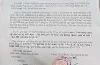 Thông báo ngừng cấp nước cả huyện vì tài khoản công ty nước bị mất tiền