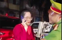 1 phụ nữ vi phạm nồng độ cồn khi lái xe bị phạt 35,6 triệu đồng 