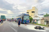 Gia Lai: Va chạm giao thông, 2 người tử vong, xe máy bị cháy rụi