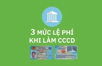 3 mức lệ phí khi làm CCCD