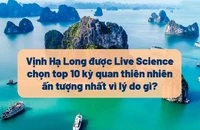 Vịnh Hạ Long được Live Science chọn top 10 kỳ quan thiên nhiên ấn tượng nhất