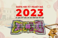 Đường hoa Tết Nguyễn Huệ 2023 kỉ niệm 20 năm với cầu kính dài 40 m lần đầu có mặt