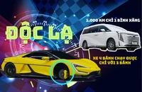 Lộ diện 2 mẫu xe 4 bánh Trung Quốc độc lạ: có mẫu xe chạy được đến 1.000 km mới cần tiếp nhiên liệu