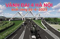 Hôm nay 25-6, khởi công đường vành đai 4 - vùng thủ đô Hà Nội