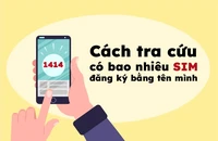 Cách tra cứu có bao nhiêu SIM đăng ký bằng tên mình để tránh bị SIM không chính chủ lợi dụng