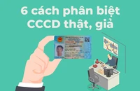 Infographic: 6 cách phân biệt CCCD thật, giả