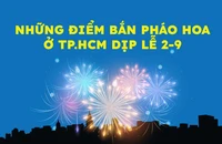 Những điểm bắn pháo hoa ở TP.HCM dịp lễ 2-9