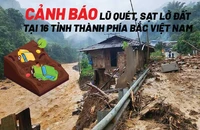 Cảnh báo lũ quét, sạt lở đất tại 16 tỉnh thành phía Bắc Việt Nam