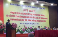 Bộ Tư pháp và tỉnh Quảng Ninh dẫn đầu bảng chỉ số cải cách hành chính