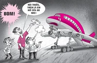 Dân thả diều, máy bay dội ngược... né