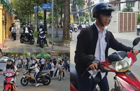 Cảnh báo học sinh đi xe phân khối lớn