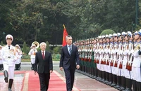 Tổng Bí thư, Chủ tịch nước chủ trì lễ đón tổng thống Argentina