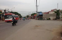 Trụ điện nguy hiểm đã được di dời