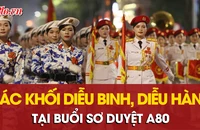 Hào hùng buổi sơ duyệt A80 với các khối diễu binh, diễu hành tại Quảng trường Ba Đình