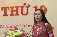 Bà Bùi Thị Quỳnh Vân, Chủ tịch HĐND tỉnh Quảng Ngãi. Ảnh: NH