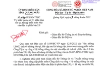 Phần mềm Cổng Dịch vụ công lỗi, Giám đốc Sở TT&TT bị phê bình