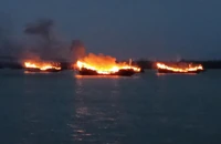 Cháy hàng loạt tàu du lịch và ca nô ở Hội An