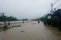 Quảng Ngãi: Hàng trăm ngôi nhà bị ngập, lốc xoáy làm 21 ngôi nhà tốc mái