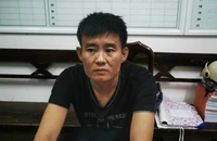 Siêu trộm Nguyễn Thanh Tùng tại cơ quan công an. Ảnh: CA