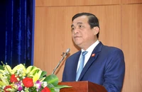 Bí thư Tỉnh uỷ Quảng Nam Phan Việt Cường phát biểu tại kỳ họp. Ảnh: TN