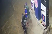 Công an huyện Tiên Phước ra quyết định truy nã đặc biệt đối với nghi phạm cướp tiền nhân viên cây xăng. Ảnh: TN