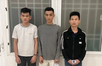 3 thanh niên đánh gục người đang dừng đèn đỏ cướp tiền, điện thoại. Ảnh: CA