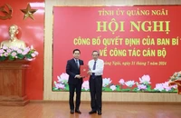 Ông Nguyễn Hoàng Giang giữ chức Phó Bí thư, được giới thiệu để bầu Chủ tịch UBND tỉnh Quảng Ngãi. Ảnh: AC