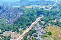 Cận cảnh cao tốc Quảng Ngãi – Hoài Nhơn sau 20 tháng khởi công