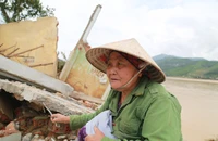 Người dân cay đắng nhìn vườn tược, đất đai bị lũ lịch sử cuốn trôi