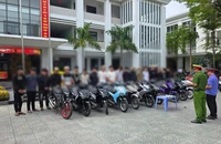 Công an làm rõ nhóm thanh niên vô cớ truy đuổi, tấn công người đi đường. Ảnh: CA